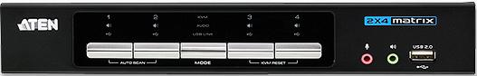 Новый матричный Переключатель Aten CM0264 2x4 DVI-HDMI Matrix KVMP&trade; в компании Инсотел