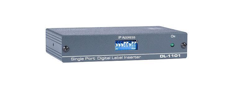 Kramer DL-1101 – устройство наложения логотипов, заголовков, объявлений, рекламы поверх живого видео