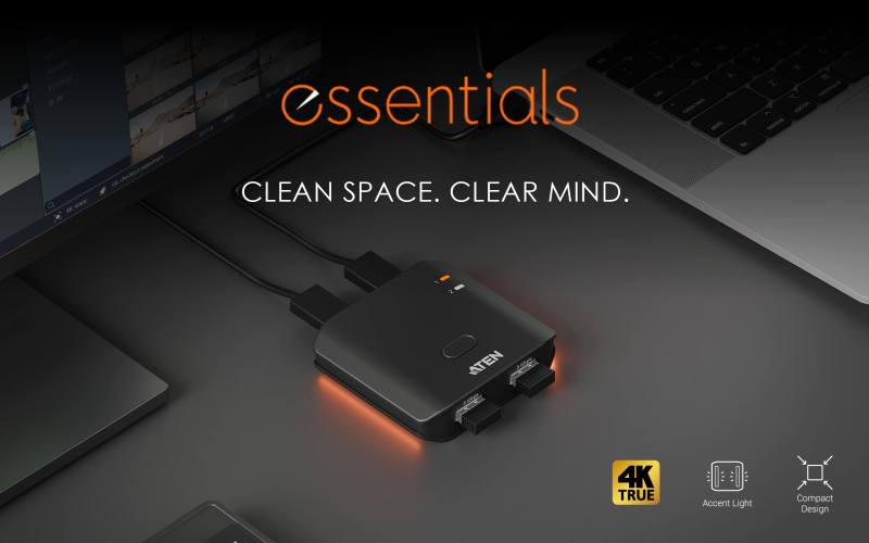 Компания ATEN представляет серию Essentials: профессиональные AV-решения для дома